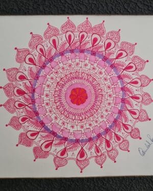 Stichtite Mandala - Mandala painting - Kamlesh - 14