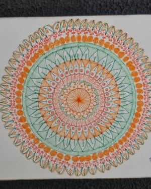 Malachite Mandala - Mandala painting - Kamlesh - 19