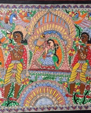 Doli Kahar - Madhubani painting - Urmila Devi