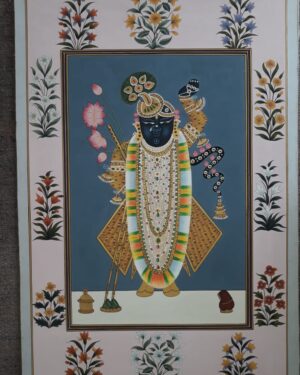 Srinath Ji - Pichwai painting - Dharmendrayati - 10