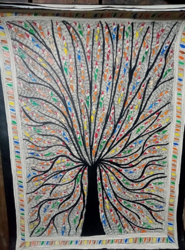 Tree of Life - Madhubani painting - Urmila Devi