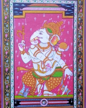 Ganesha - Pattachitra painting - Siba Mohanty - 09