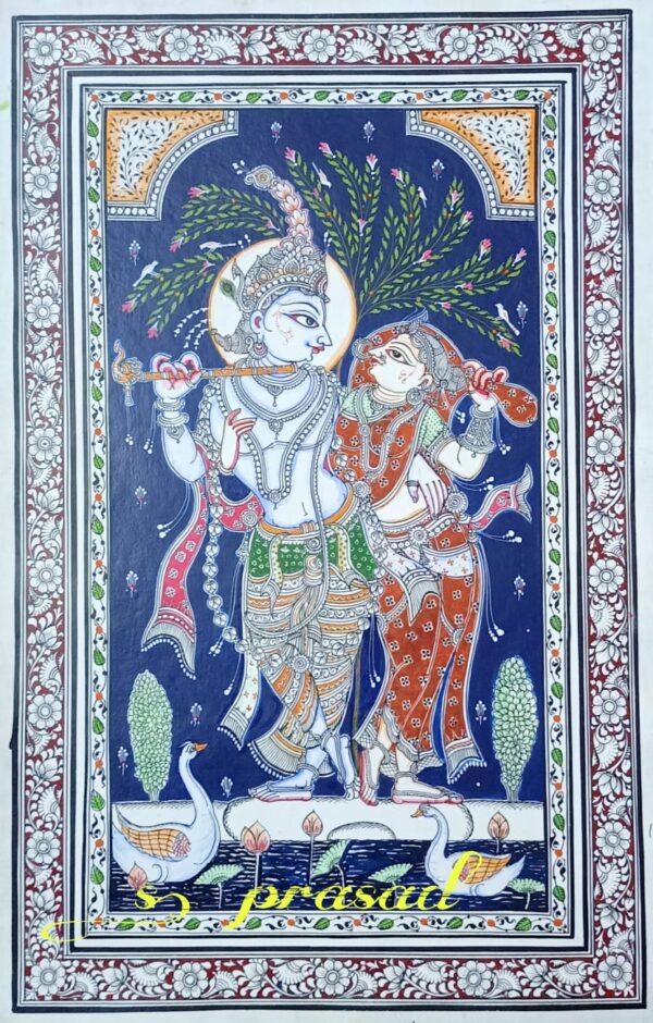 Giridhar Krishna - Pattachitra painting - Siba Mohanty - 06
