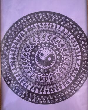 Indian Art - Mandala Style - Zahida - 02