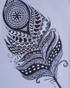 Indian Art - Mandala Style - Zahida - 06