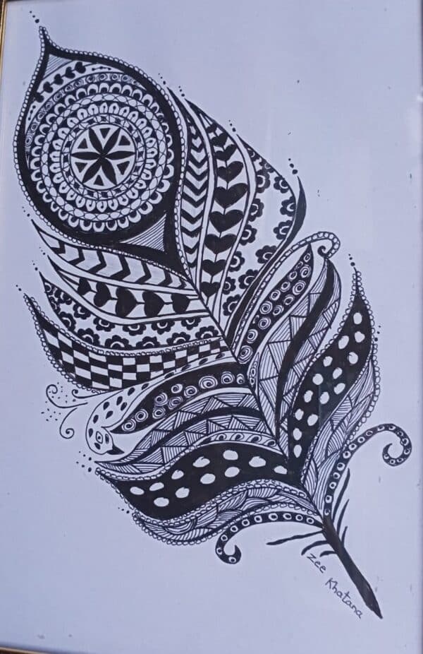 Indian Art - Mandala Style - Zahida - 06