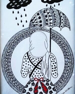 Indian Art - Mandala Style - Zahida - 09