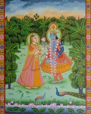 Radha Krishna - Pichwai painting - Daulatram - 21