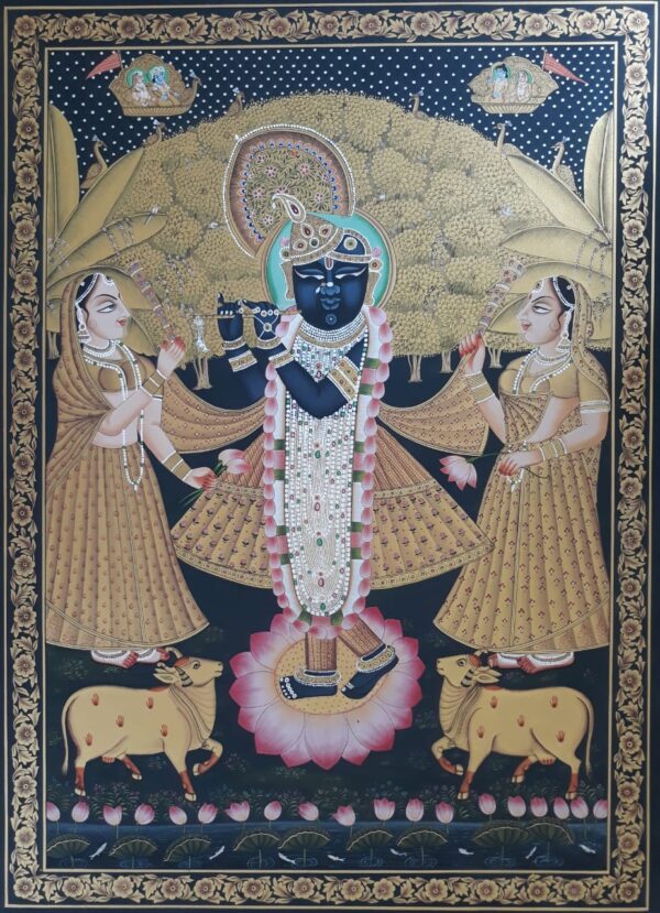 Srinath ji - Pichwai painting - Dharmendrayati - 14
