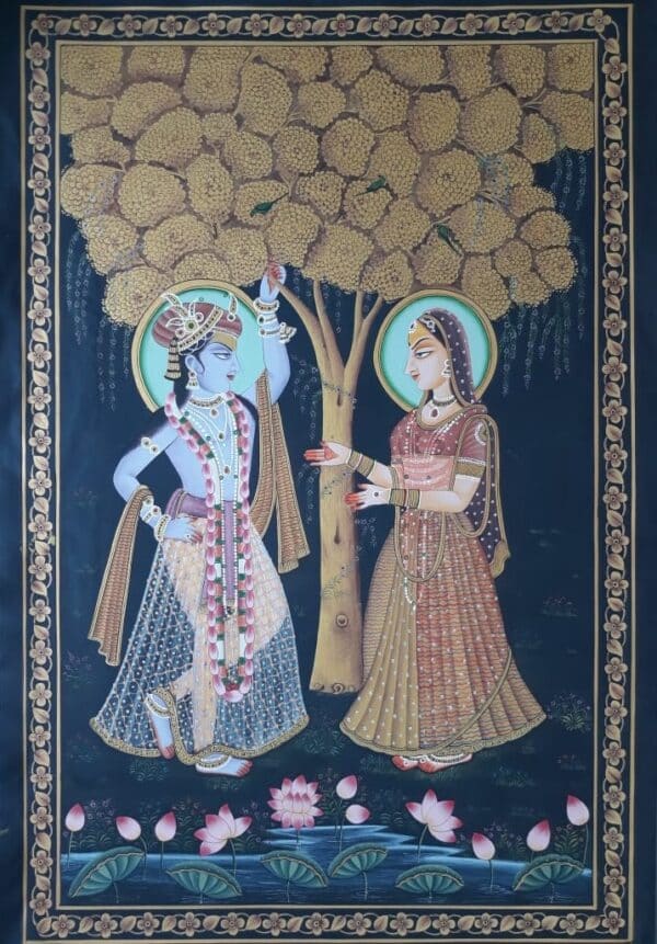 Radha Krishna - Pichwai painting - Dharmendrayati - 17