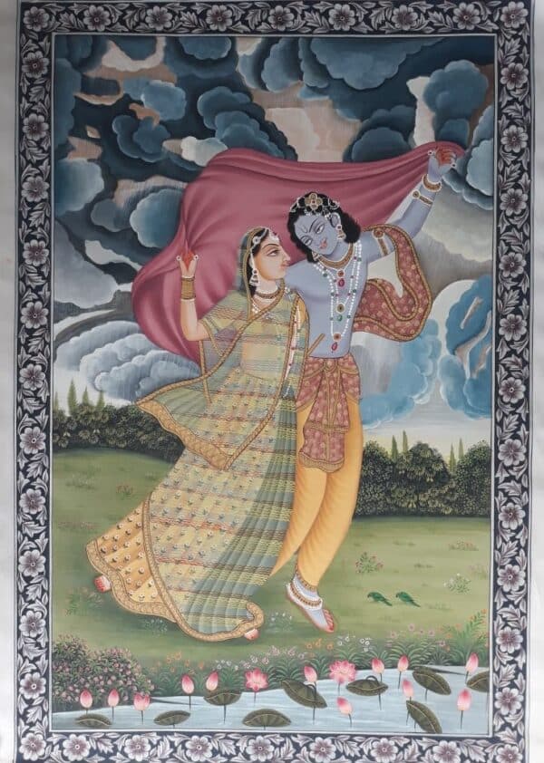 Radha Krishna - Pichwai painting - Dharmendrayati - 20