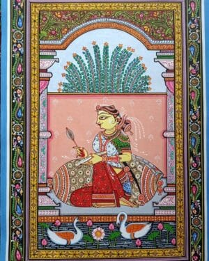 Shree Radha - Pattachitra painting - Siba Mohanty - 18