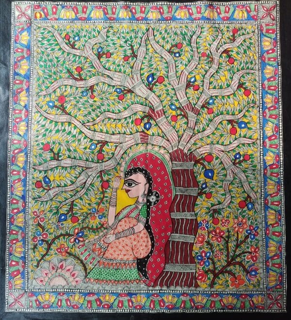 Sita Mata - Madhubani painting - Urmila Devi