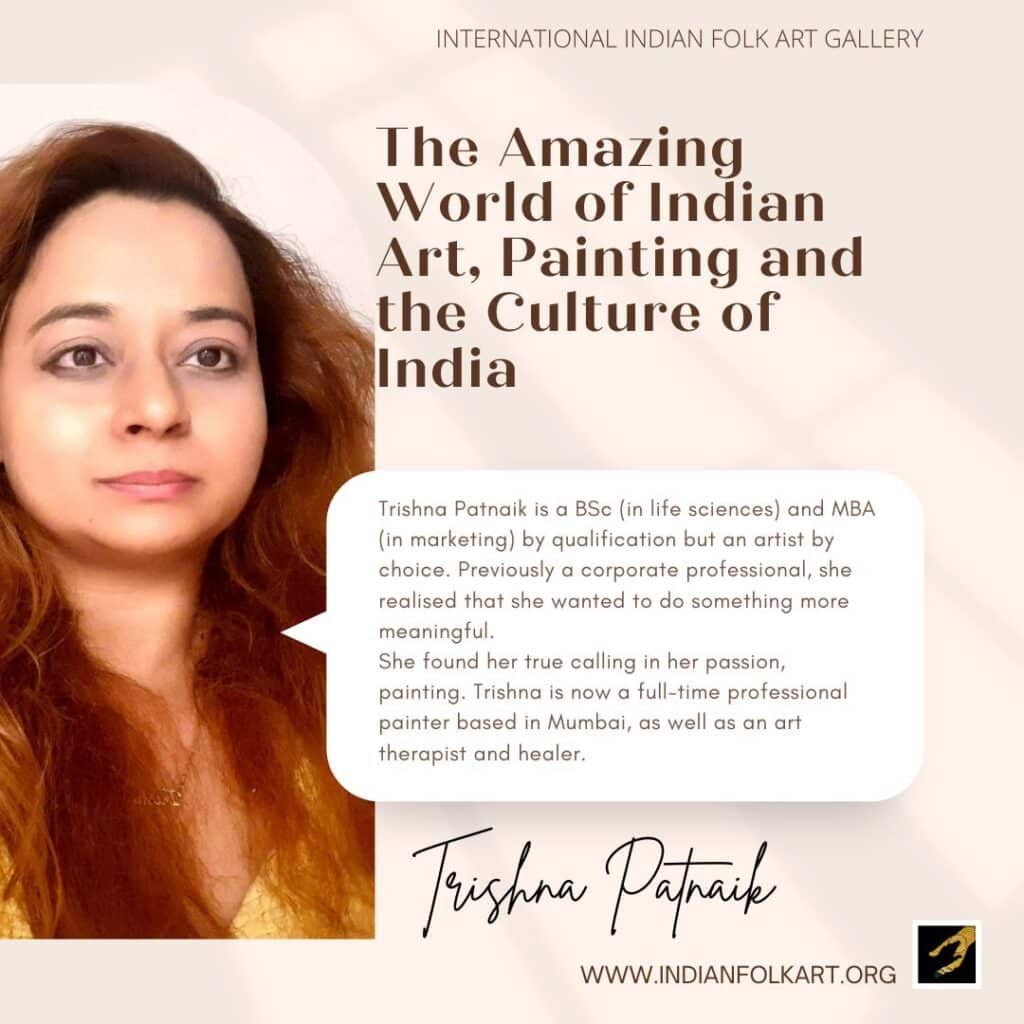 Trishna Patnaik Blogger International Indian Folk Art Gallery