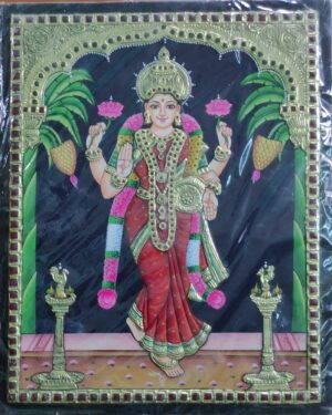Grahalakshmi Tanjore Painting 12 x 15