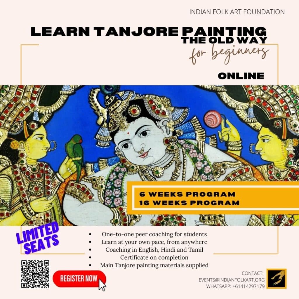 Learn Tanjore Painting Online - Senthil Vel