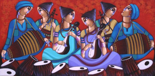 Tunes of Bengal - Indian Art - Shekar Roy