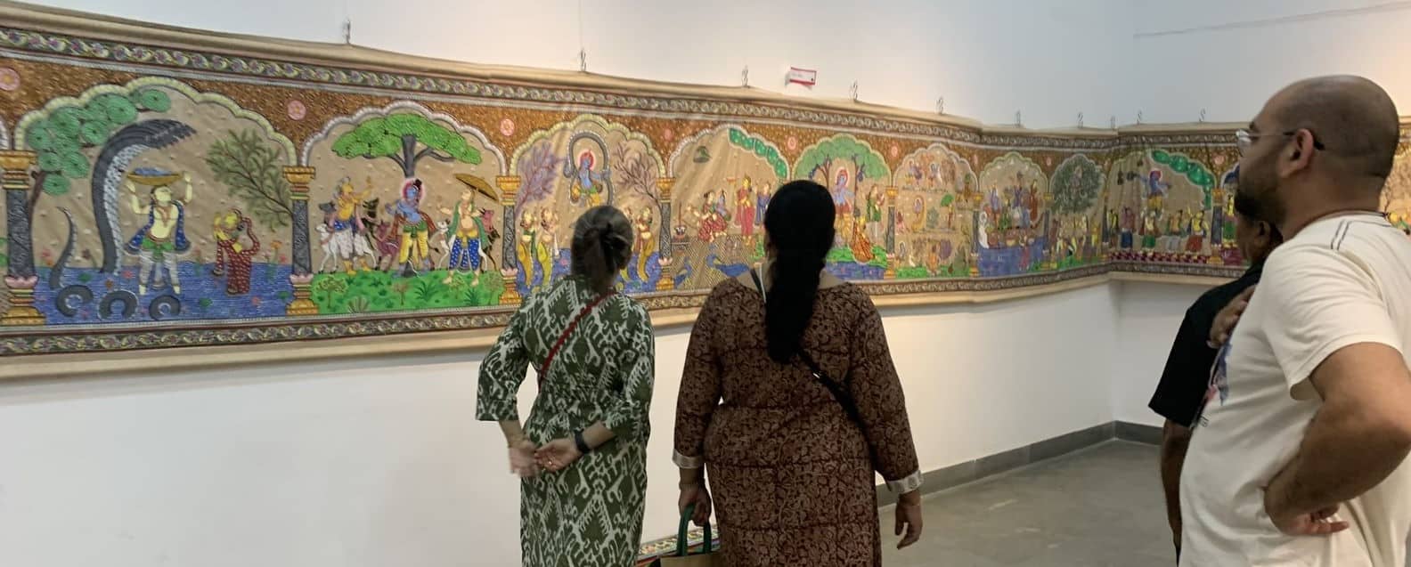 Longest Pattachitra Painting in the World International Indian Folk Art Gallery