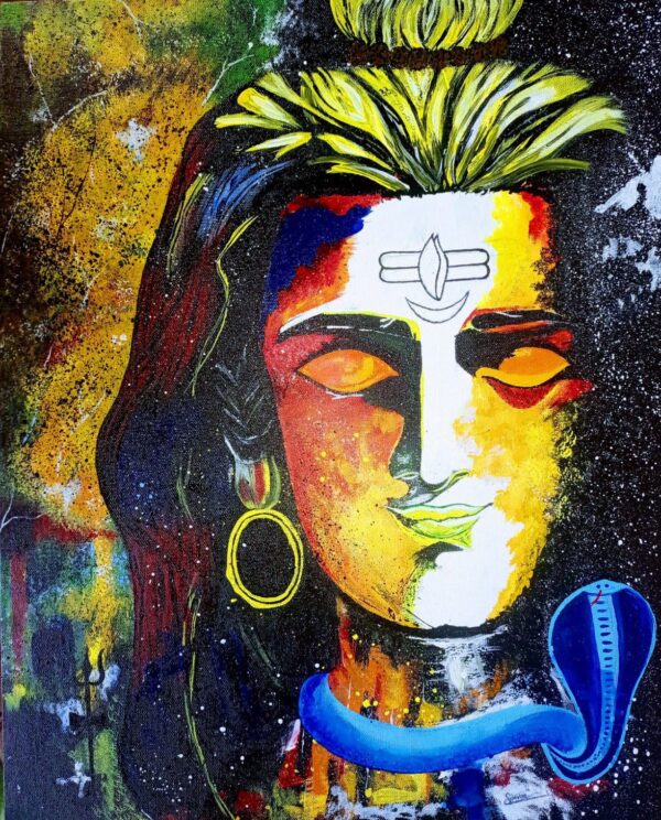 Lord Shiva - Indian Art - Simran Jha - 01