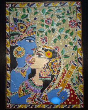 Radhakrishnan - Madhubani Painting - Simran Jha - 02