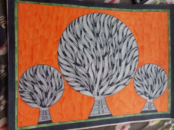 Tree of Life - Madhubani painting - Laxmikumari - 11