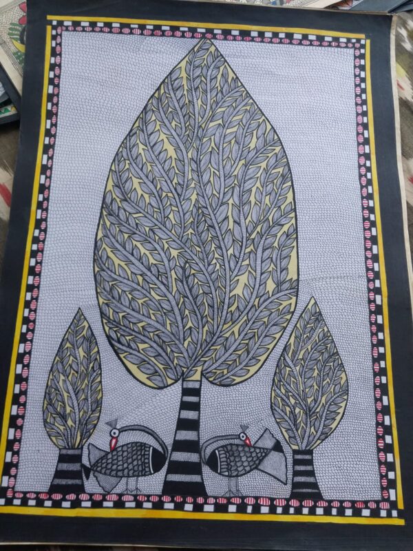 Tree of Life - Madhubani painting - Laxmikumari - 12
