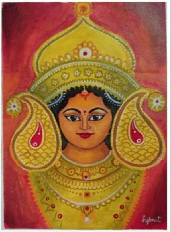 Jai Maa Durga - Indian Art - Supriti - 01
