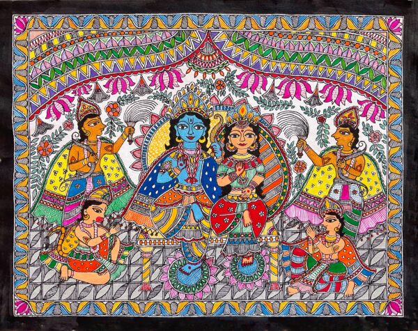 Madhubani painting - Uravashi Nirala - 01
