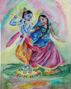 Radha Krishna #2 - Indian Art - Supriti - 05