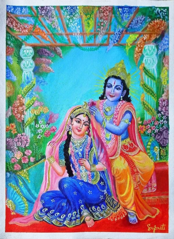 Radha Krishna - Indian Art - Supriti - 04