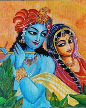 Radha Krishna - Indian Art - Uttara Saha - 01