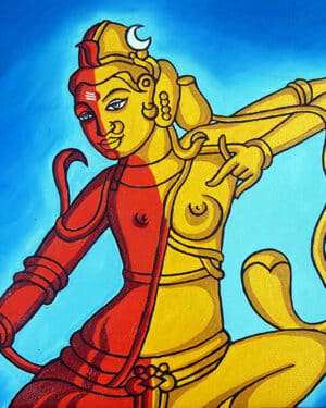 Ardhanareeshvara, brain and psychiatry, Shiva and Shakthi