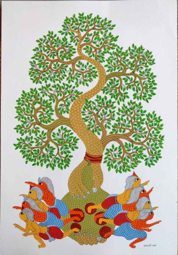 Gond Painting - Sukhnandi - 08