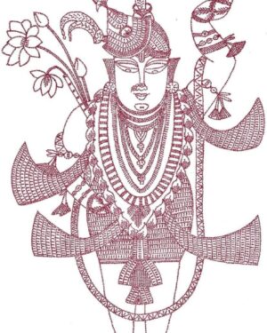 Shreenath Ji - Indian Art - Kavita Daga - 03