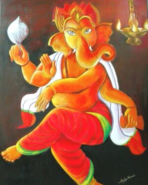 Ganesha - Indian Art - Sheela - 02