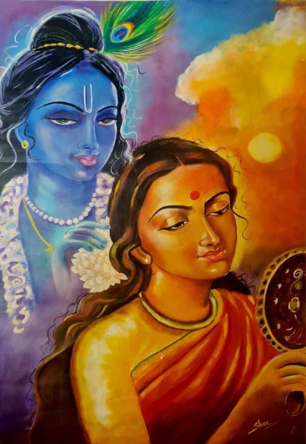 Krishna Leela - Indian Art - Sheela - 12