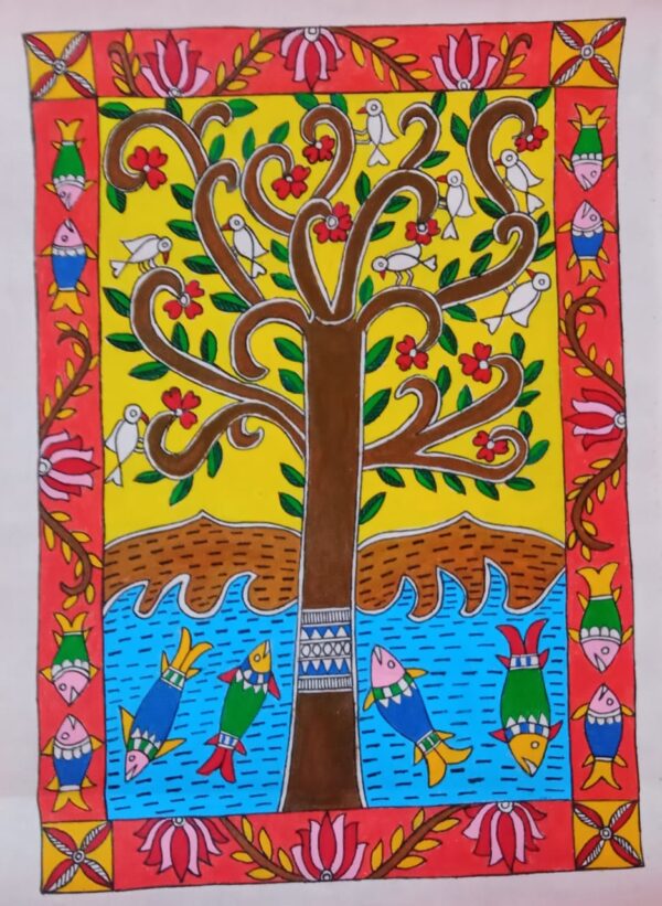 Tree of Life - Madhubani - Antra - 79