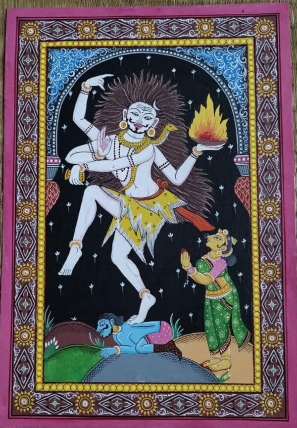 Rudra Tandav - Pattachitra - Kanhu Bisoi - 10