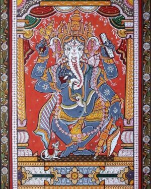 Ganesha - Pattachitra painting - Somnath Nayak - 04