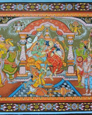 Rama Pattabishek - Pattachitra painting - Somnath Nayak - 09