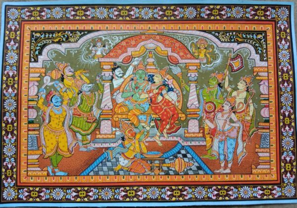 Rama Pattabishek - Pattachitra painting - Somnath Nayak - 09