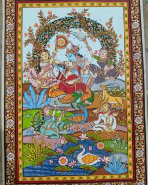 Radha Krishna Kunj Raslila - Pattachitra paintings - Susant Maharana - 21