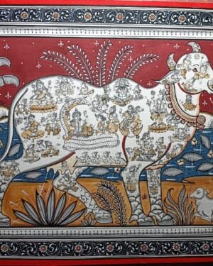 Kamadhenu - Pattachitra paintings - Susant Maharana - 23