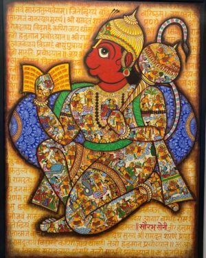 Hanuman Chalisa - Phad Painting - Sourabh - 01