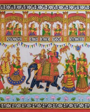 Raja ki Sawari - Phad Painting - Sourabh - 07