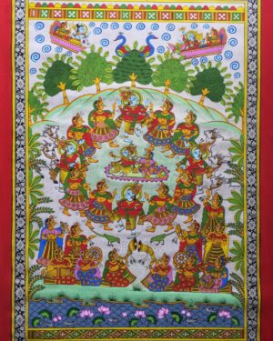 Krishna Raas leela - Phad Painting - Sourabh - 11