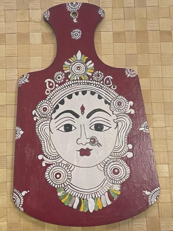 Kalamkari face - Indian handicraft - Shanti -02