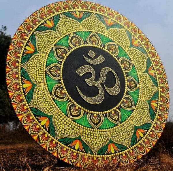 Om Mandala - Mandala Art - Nisha - 45