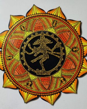 Natraj painting - Dot Mandala Art - Nisha - 57
