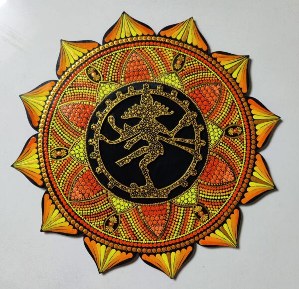 Natraj painting - Dot Mandala Art - Nisha - 57